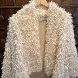 Fun faux fur jacket extra small